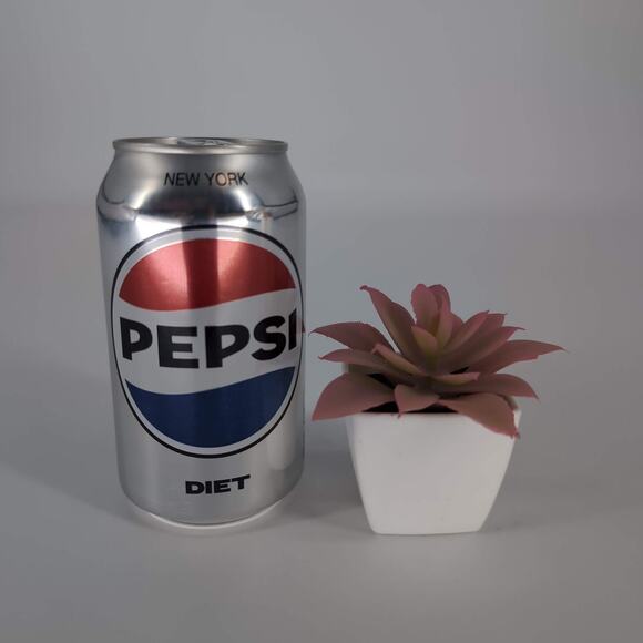 Mini Fake Faux Artificial Pink Succulent Potted Plant in Plastic White Pot - GUC - Picture 8 of 10